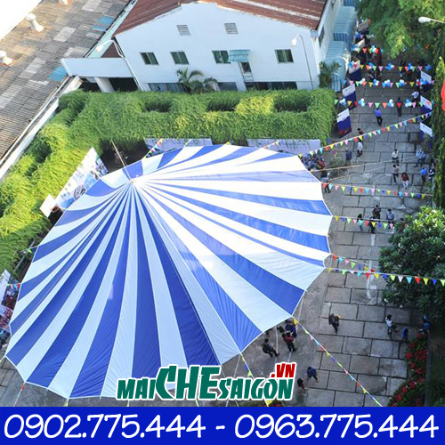 Dù che nắng sân trường cho học sinh, sinh viên