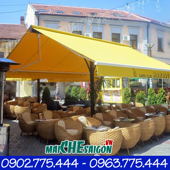 Mái che chữ A kiểu mới dành cho quán Cafe