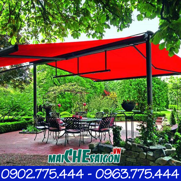 Mái che chữ A sân vườn tại tp.hồ chí minh