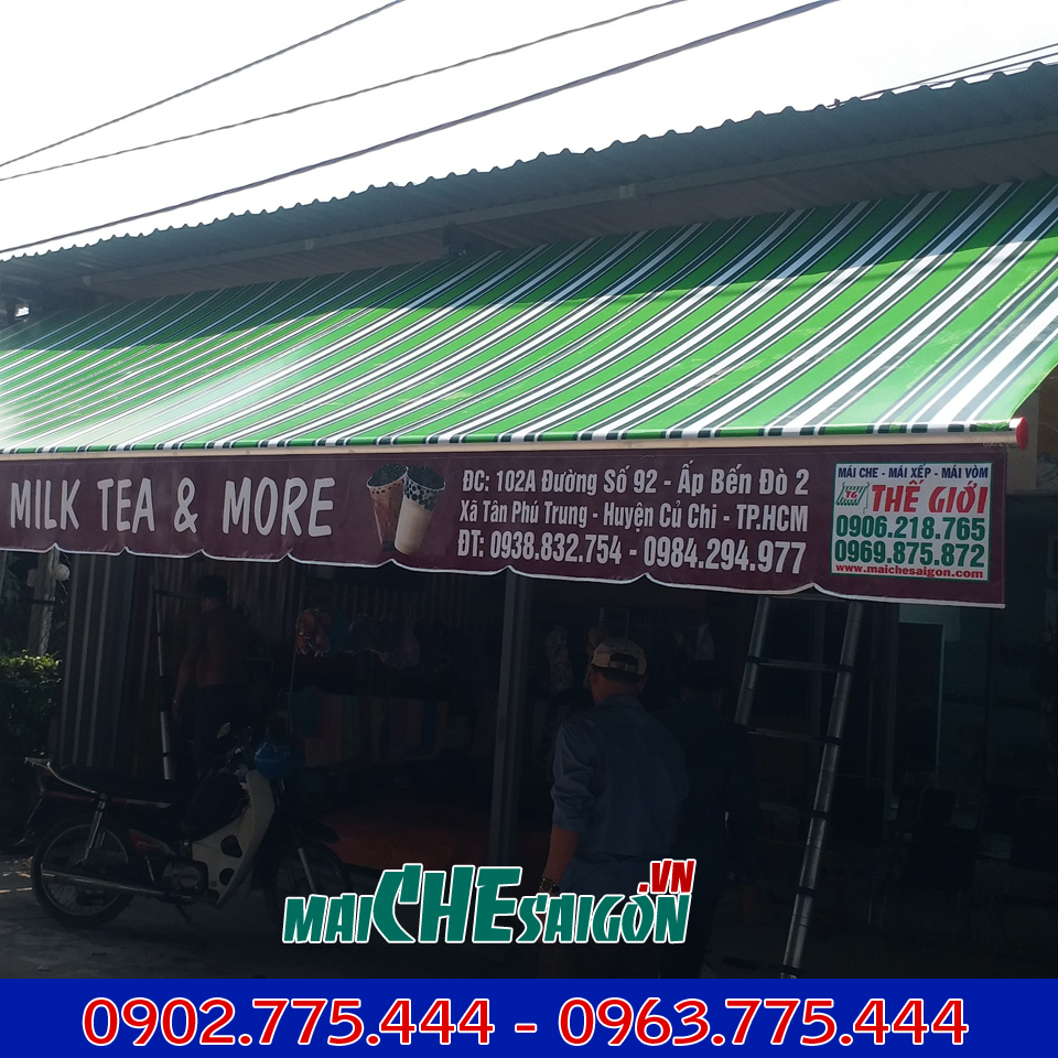 Lắp đặt mái che tỉnh Bạc Liêu đem đến không gian thêm sống động