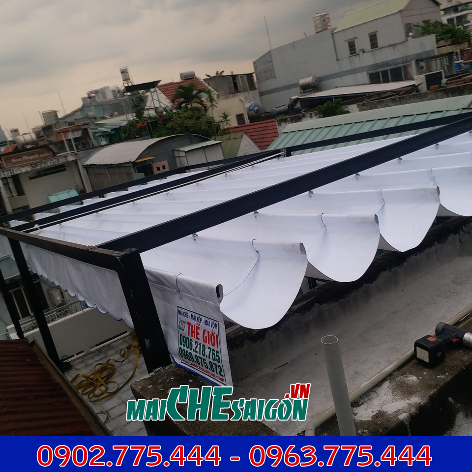 Lắp đặt mái che di động tỉnh Kiên Giang bền bỉ với thời gian