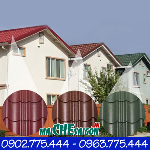 Mẫu mái tôn giả ngói mang phong cách Phương Tây