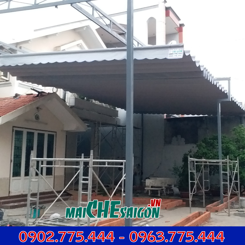 Lắp đặt mái xếp tỉnh Bình Dương giá rẻ nhất thị trường