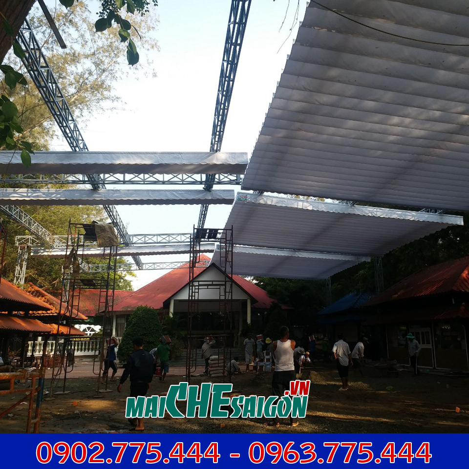 Lắp đặt mái xếp tỉnh Tây Ninh chất lượng số 1 thị trường