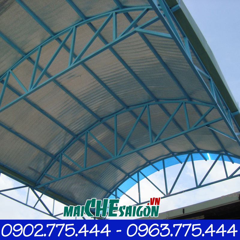 Thi công mái vòm sân thượng cao cấp