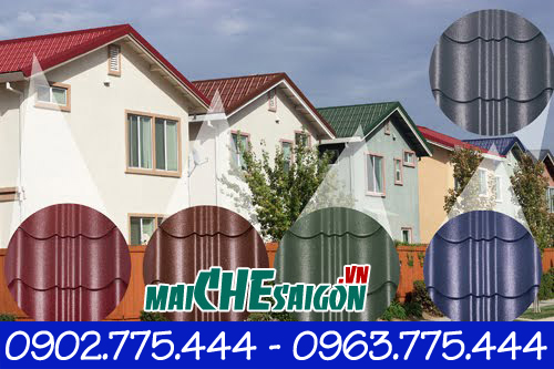 Mái tôn giả ngói mang phong cách Phương Tây