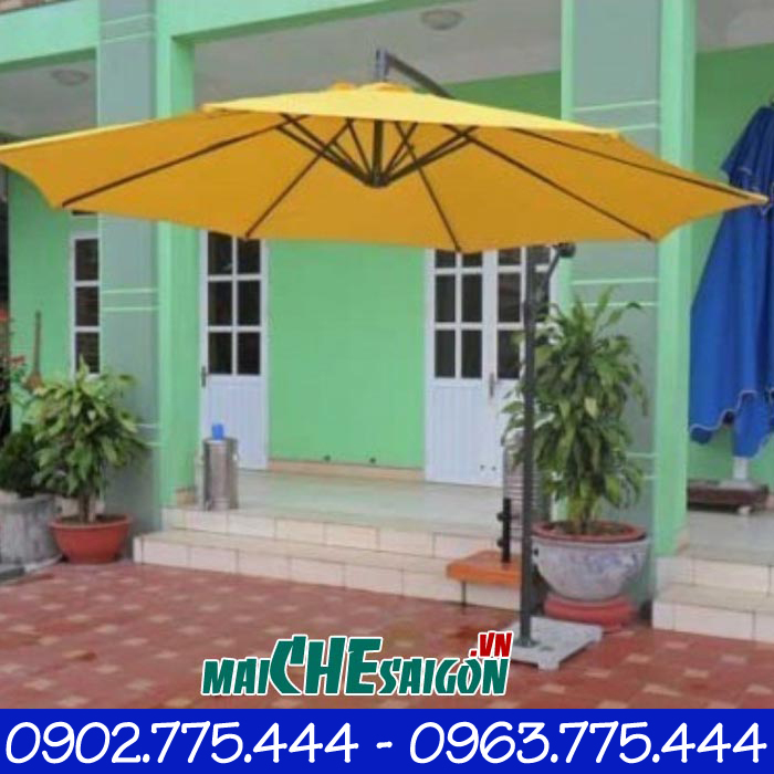 Dù lệch tâm tròn cho nhà hàng, khách sạn