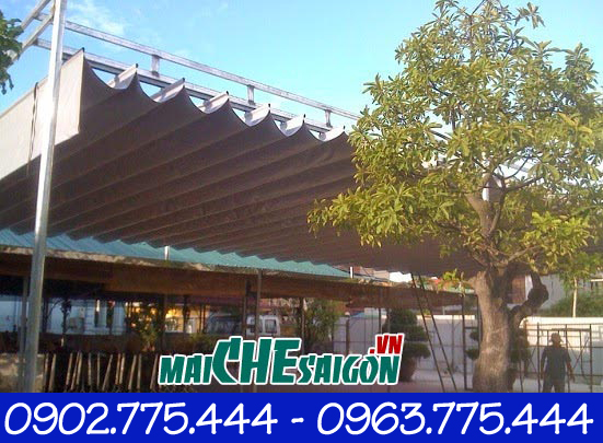 Mái xếp lượn sóng giá rẻ tại quận Bình tân