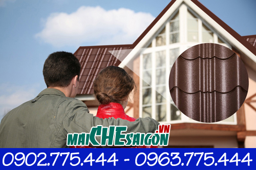 Mái tôn giả ngói mang phong cách Phương Tây